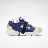 WOMEN'S REEBOK INSTAPUMP FURY BOOST SHOES CLASSIC WHITE / CLUB BLUE / SOLAR ORANGE