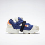 WOMEN'S REEBOK INSTAPUMP FURY BOOST SHOES CLASSIC WHITE / CLUB BLUE / SOLAR ORANGE