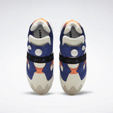 WOMEN'S REEBOK INSTAPUMP FURY BOOST SHOES CLASSIC WHITE / CLUB BLUE / SOLAR ORANGE