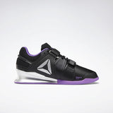WOMEN'S REEBOK LEGACY LIFTER SHOES BLACK / GRAPE PUNCH / WHITE