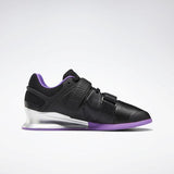 WOMEN'S REEBOK LEGACY LIFTER SHOES BLACK / GRAPE PUNCH / WHITE