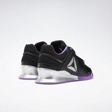WOMEN'S REEBOK LEGACY LIFTER SHOES BLACK / GRAPE PUNCH / WHITE