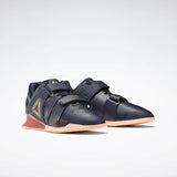 WOMEN'S REEBOK LEGACY LIFTER SHOES HERITAGE NAVY / ROSETTE / SUNGLOW