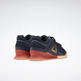 WOMEN'S REEBOK LEGACY LIFTER SHOES HERITAGE NAVY / ROSETTE / SUNGLOW
