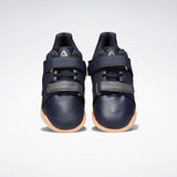 WOMEN'S REEBOK LEGACY LIFTER SHOES HERITAGE NAVY / ROSETTE / SUNGLOW