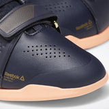 WOMEN'S REEBOK LEGACY LIFTER SHOES HERITAGE NAVY / ROSETTE / SUNGLOW