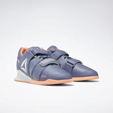 WOMEN'S REEBOK LEGACY LIFTER SHOES WASHED INDIGO / SUNGLOW / WHITE
