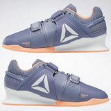 WOMEN'S REEBOK LEGACY LIFTER SHOES WASHED INDIGO / SUNGLOW / WHITE