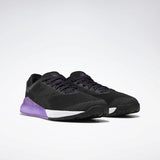 WOMEN'S REEBOK NANO 9 BLACK / GRAPE PUNCH / WHITE