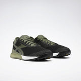 WOMEN'S REEBOK NANO 9 BLACK / CANOPY GREEN / WHITE