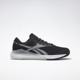 WOMEN'S REEBOK NANO 9 BLACK / WHITE / SILVER MET
