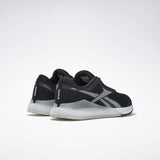 WOMEN'S REEBOK NANO 9 BLACK / WHITE / SILVER MET
