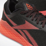 WOMEN'S REEBOK NANO 9 BLACK / NEON RED / WHITE