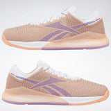 WOMEN'S REEBOK NANO 9 WHITE / SUNGLOW / GRAPE PUNCH