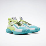 WOMEN'S REEBOK X CHROMAT SOLE FURY SHOES TURQUOISE / LIME / WHITE
