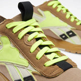 WOMEN'S REEBOK VB BOLTON SOCK LOW SHOES SOFT CAMEL / PAPERWHITE / SOLAR YELLOW