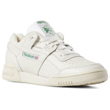 WOMEN'S REEBOK WORKOUT LO PLUS CHALK / PAPER WHT / GREEN