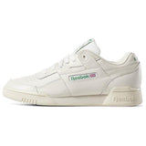 WOMEN'S REEBOK WORKOUT LO PLUS CHALK / PAPER WHT / GREEN