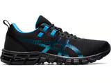 MEN'S ASICS GEL-Quantum 90 BLACK/ISLAND BLUE