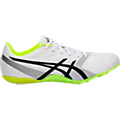 MEN'S ASICS HyperSprint 6 WHITE/ BLACK/ SAFETY YELLOW
