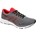 MEN'S ASICS GEL-EXCITE 6 STEEL GREY/CLASSIC RED
