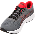 MEN'S ASICS GEL-EXCITE 6 STEEL GREY/CLASSIC RED